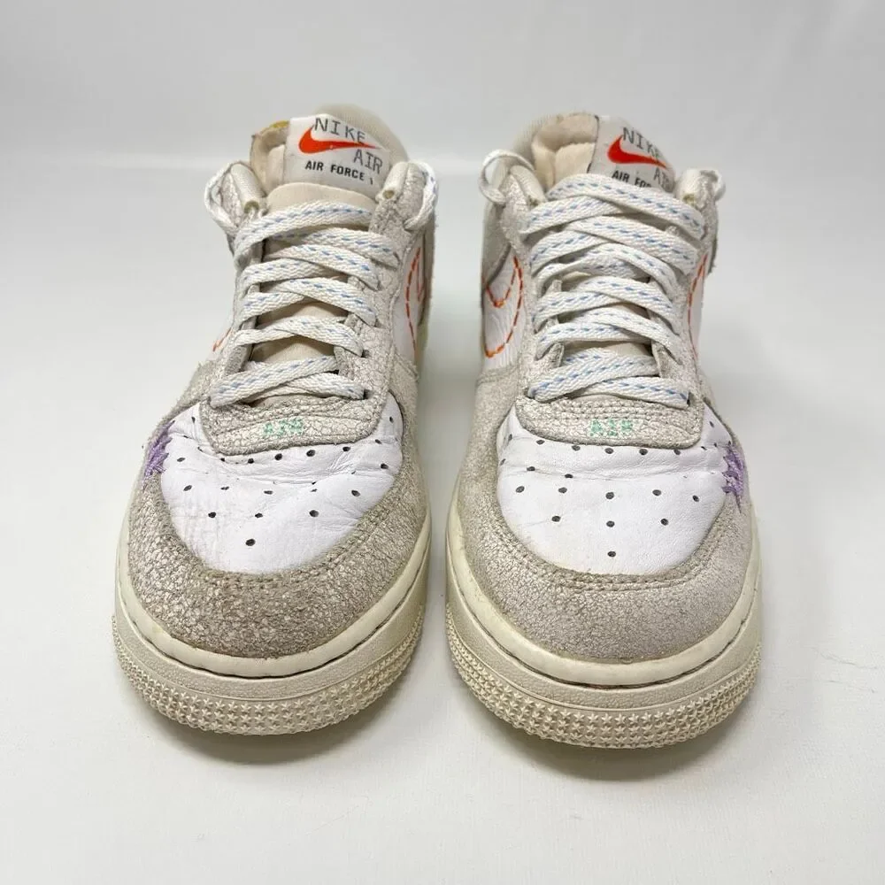 Nike Air Force 1 ‘07 SE 101 Lace Up Sneaker Shoes DX2348-100 Women’s Size 7 - Picture 3 of 10